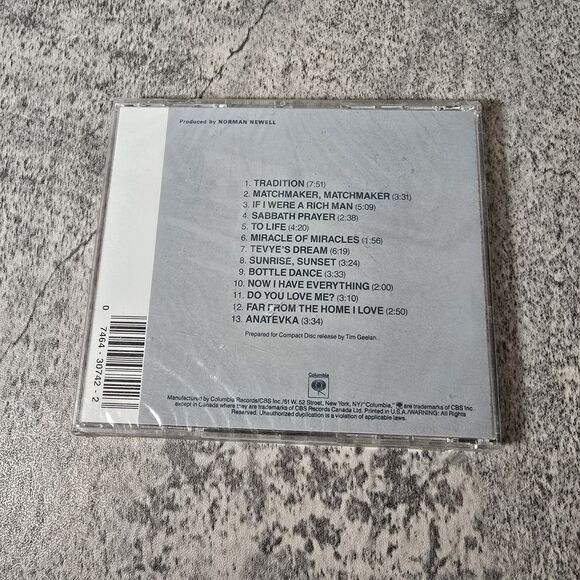 Fiddler on the Roof [Original London Cast] by Chaim Topol (CD, Oct-1990) NEW - Picture 2 of 2